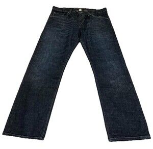 Banana Republic Jeans 34x30 Dark Wash Red Line Selvedge Denim Straight Leg VTG
